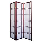 Ore Girard 3-Panel Room Divider - Cherry