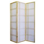 Ore Girard 3-Panel Room Divider - Natural