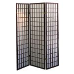 Ore 3-Panel Room Divider - Cherry