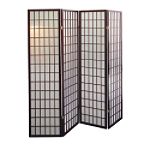 Ore 4-Panel Room Divider - Cherry