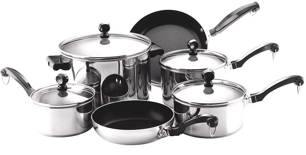 Farberware 10 pc. Stainless Steel Cookware $59.99