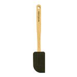 KitchenAid Beech Wood w/Silicone Head Spatula/Scraper, Black