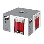 Libbey 4 pc. Reflex Double Old Fashion Glasses