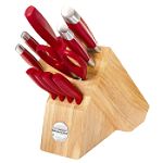 KitchenAid 11 pc. Cutlery Set with Block, Red