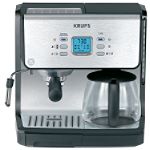 Krups Pump Espresso & 10 cup Drip Coffee Combination, Programmable