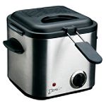 Deni 1-1/4 qt. Stainless Steel Deep Fryer