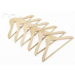 DMSI Childrens Wood Hangers Set of 6