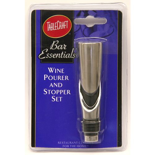 Bar Essentials 2 pc. Wine Pourer/Stopper - H76816 Best Price