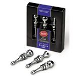 Bar Essentials Wine Bottle Stopper Set, 3-pack by TableCraft