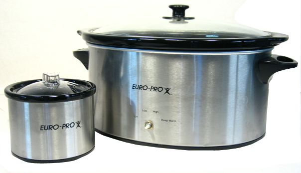 Euro-Pro 7 qt. Slow Cooker with 16 oz. Mini Cooker