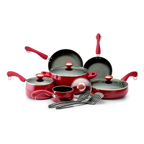 Paula Deen 12Pc Ns Porcelain Red Paula