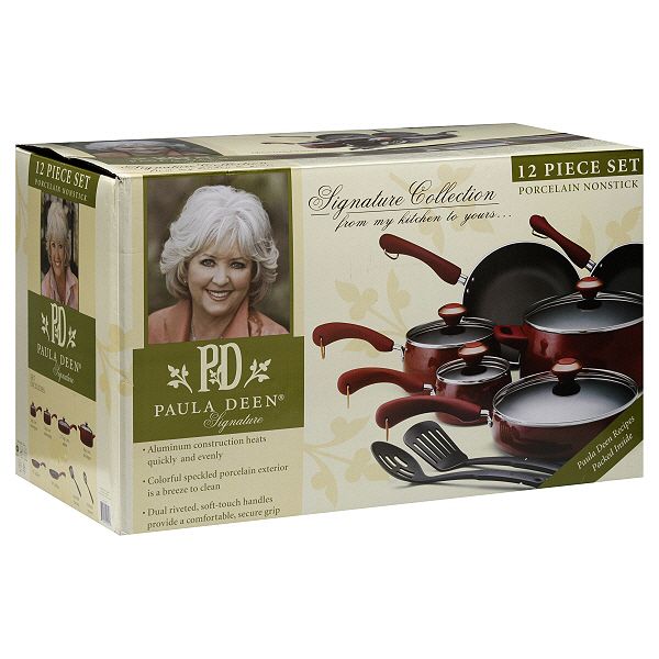 Paula Deen Signature Collection Cookware Set, 12 Piece, 1 set
