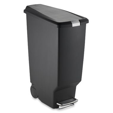 simplehuman Slim Plastic Step Can, 40L
