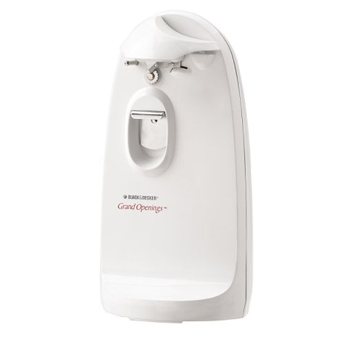 Black & Decker Can Opener, Grand Openings , White - CO1200