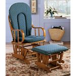 Click here to buy DMSI Glider Rocker Ottoman DarK Oak Finish with... by DMSI.