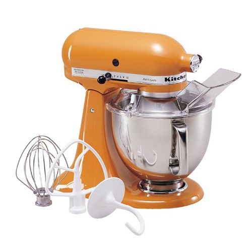 KitchenAid Artisan Series 5 Quart Stand Mixer, Tangerine - KSM150PSTG