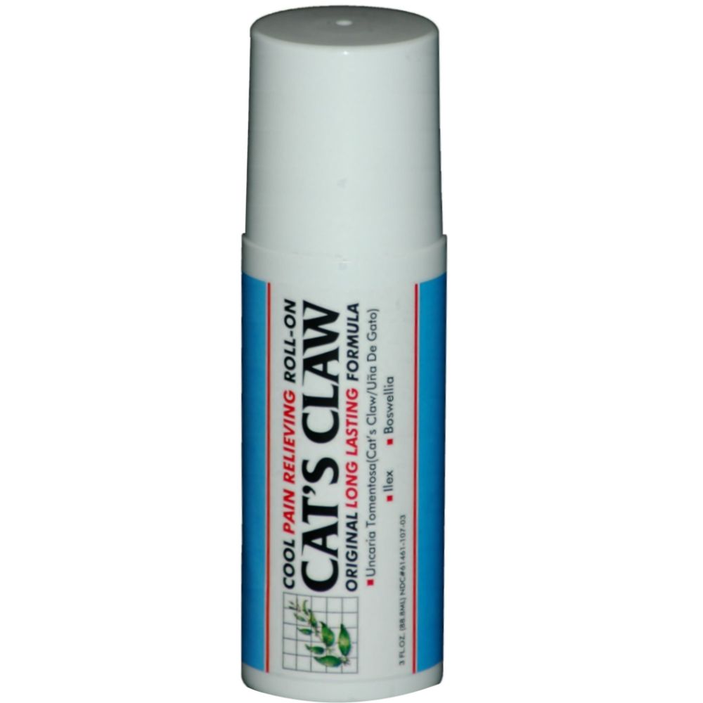 Cats Claw Pain Relieving Roll-On 3 Oz