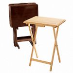 5 pc. TV Tray Set, Walnut