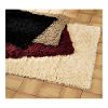 8 ft. x11 ft. Flokati Rug, Black