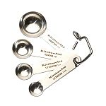 KitchenAid Measuring Spoon Set, Stainless Steel from KitchenAid Stainless Steel Appliances section