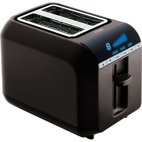 T-Fal Digital 2 slice Toaster  Black - TT6604002 Best Price