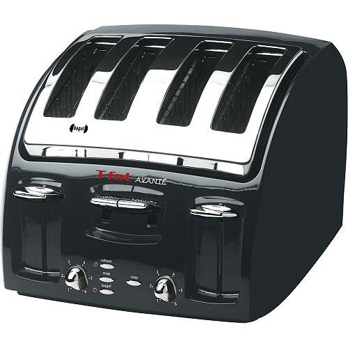 T-Fal Avant and Eacute; Classic 4 Slice Toaster  Black - 5332002 Best Price