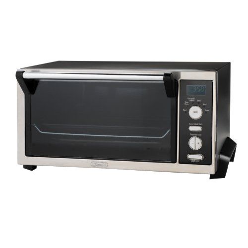 Delonghi 6 Slice Convection Toaster Oven, Black