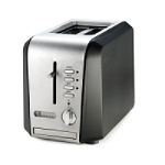 Delonghi 2 Slice Electronic Toaster, Black/Stainless Steel