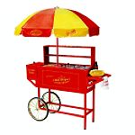 Click to buy Nostalgia Electrics Carnival Hot Dog Cart w Umbrella by EMG.