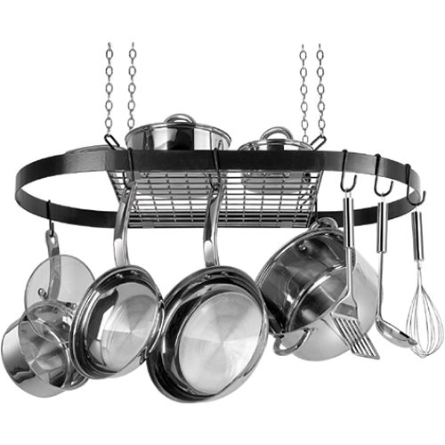 Range Kleen Black Oval Pot Rack at Arc Home Products