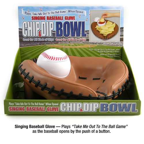 Rockconcepts Musical Baseball Chip and Dip Bowl - 02 Best Price
