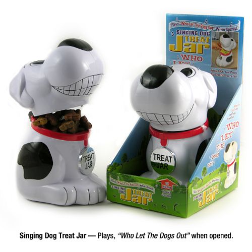 Rockconcepts Singing Dog Treat Jar - 08 Best Price