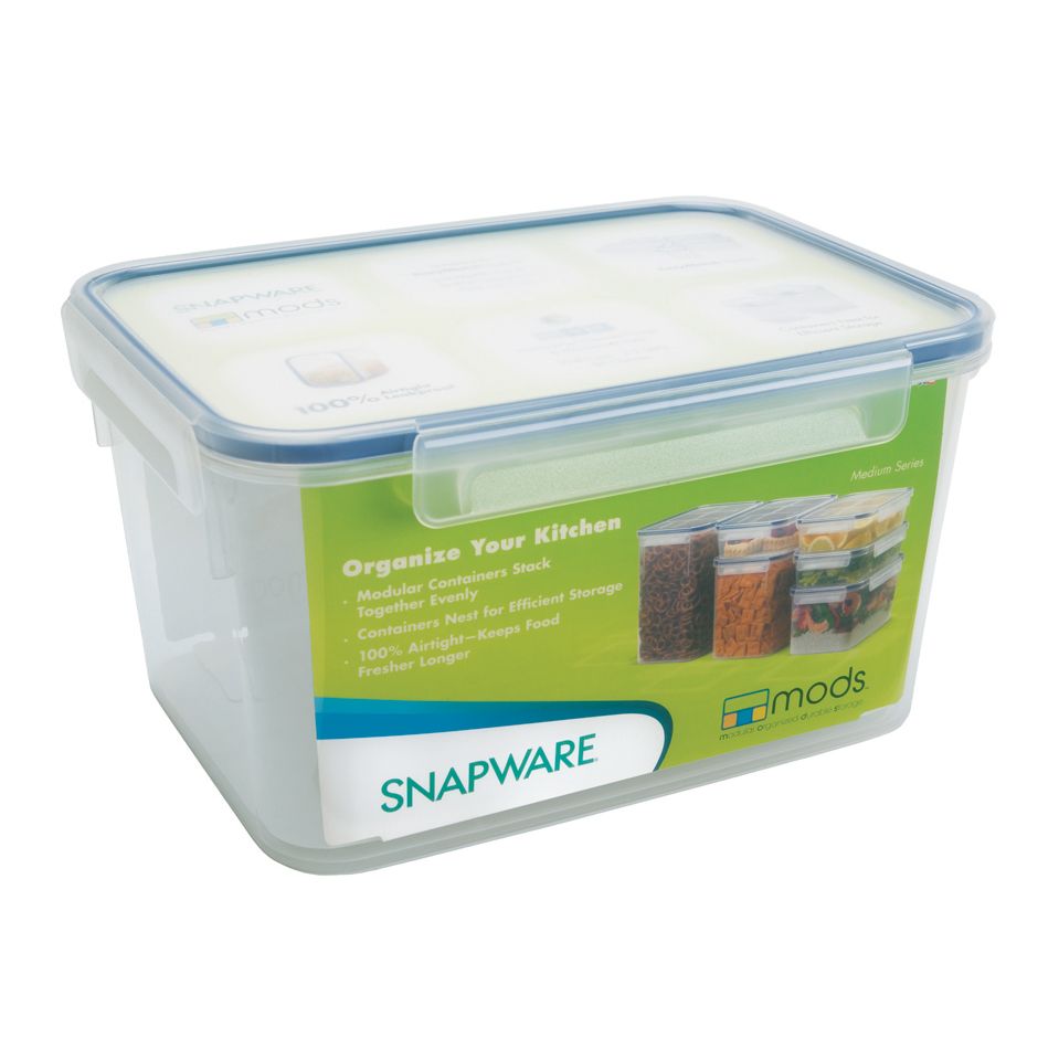 Snapware 10.8 cup rectangular container, 8x6x4