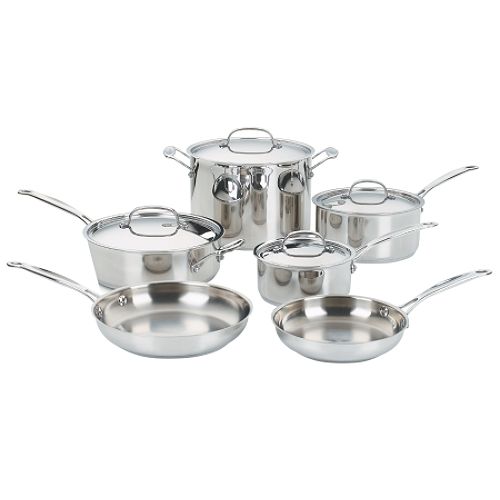 Cuisinart Chefs Classic 10 pc. Stainless Steel Cookware Set