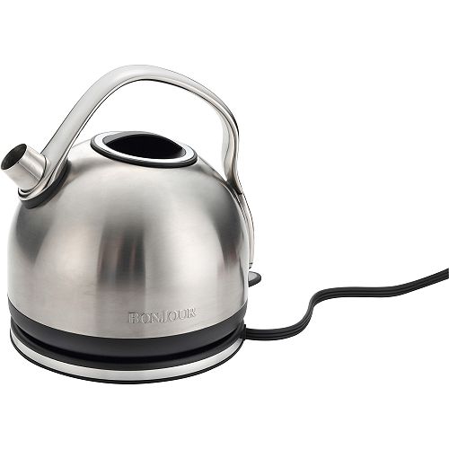 BonJour Coffee and Tea 1.5L Renoir Stainless Steel Electric Cordless Teakettle - 42380 Best Price