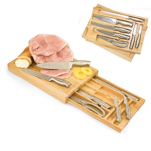 Picnic Time Kitchen Block Deluxe - 847-00-505 Best Price