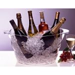 Acrylic Oval Party Wine Tub