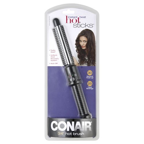 Conair Hot Sticks Hot Brush, Instant Heat, 3 4 Inch, 1 brush 
