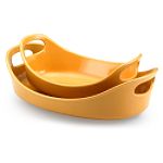 Rachael Ray Bubble and Browns Oval Baker Set (Yellow)
