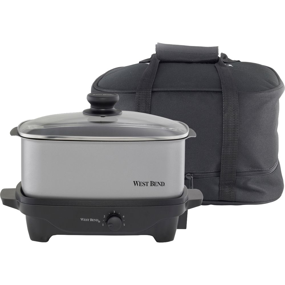 West Bend 5qt. Oblong Slow Cooker with Tote