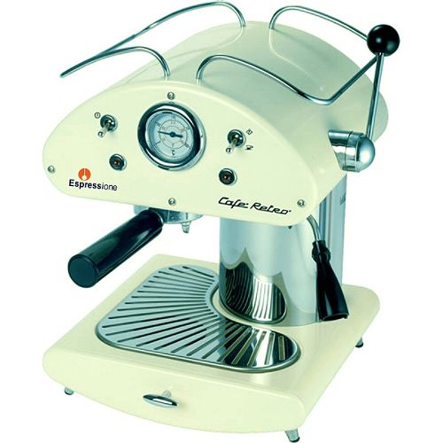 Espressione Caf Eacute; Charme espresso cappuccino machine in White - 1385W