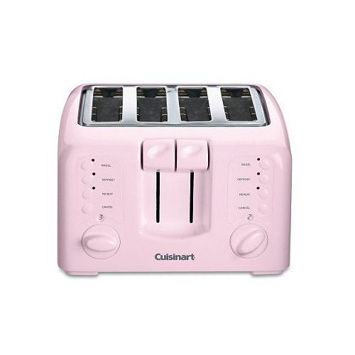 Cuisinart CPT-140PK Electronic Cool-Touch 4-Slice Toaster, Pink