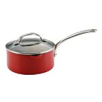 Kitchen Aid Gourmet Reserved 2 Quart Straining Saucepan - Red
