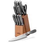 Ginsu 11-piece Stainless Steel Cutlery Set w/Bamboo Block
