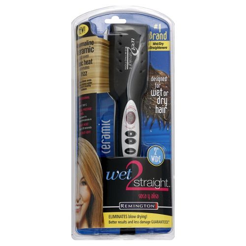 Remington Wet 2 Straight Straightener, 2 Inch Wide, Wet Dry, 1 straightener 