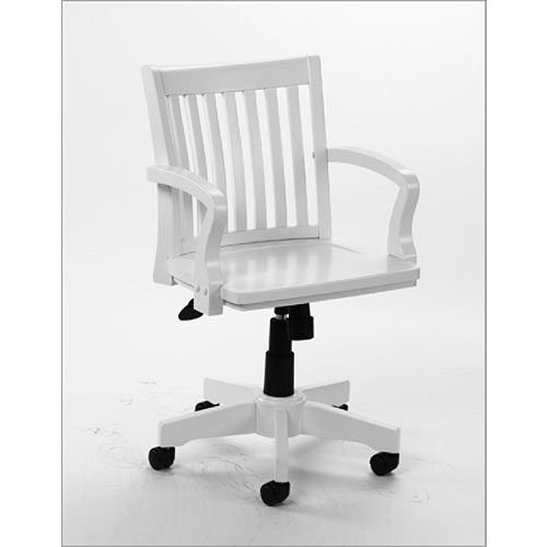 Boss Office Products Banker's Chair in Antique White Finish by 