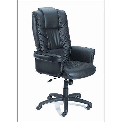 Boss Office Products Feather Soft Executive Office Chair with Headrest Pillow