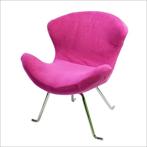 Walker Edison Set of Ultra Soft Wing Chairs in Pink