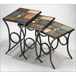 Hillsdale Pompei Slate Nesting Tables (Set of Three)

