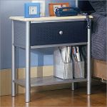 Hillsdale Universal Youth Nightstand in Navy and Silver
